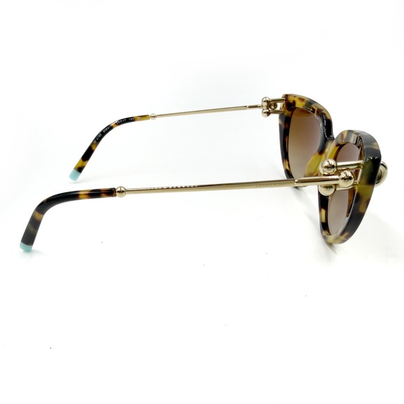 Tiffany & Co Sunglasses Tortoise TF4195 Cat Eye Gold Hardware 54 mm main image 7
